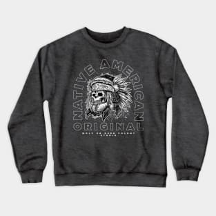 Indian Skull head Crewneck Sweatshirt